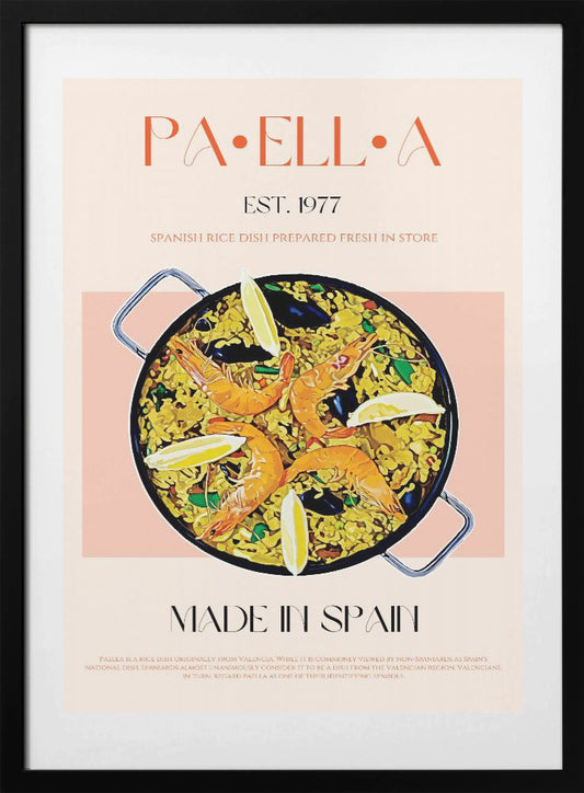 Paella Perfection - Art Print by Nazma Khokhar