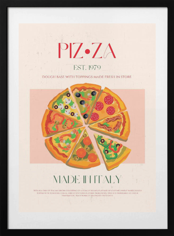 Slices of Italy - Art Print by Nazma Khokhar