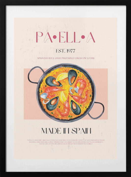 Paella Delight - Art Print by Nazma Khokhar
