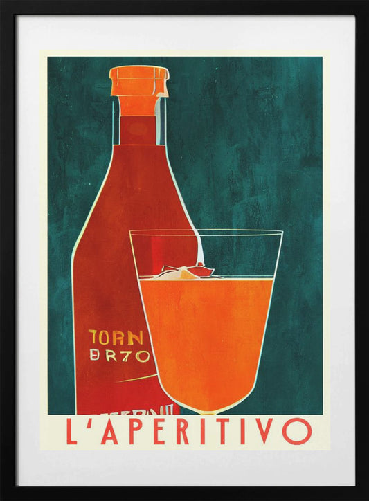 L'aperitivo - Art Print by Bo Anderson