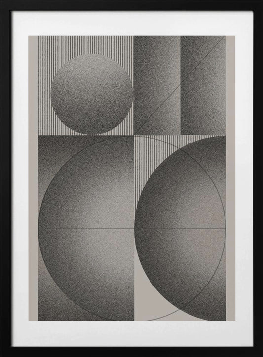 Geometric Harmony - Art Print by THE MIUUS STUDIO