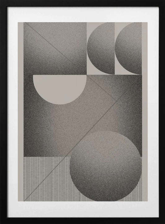 Geometric Harmony - Art Print by THE MIUUS STUDIO