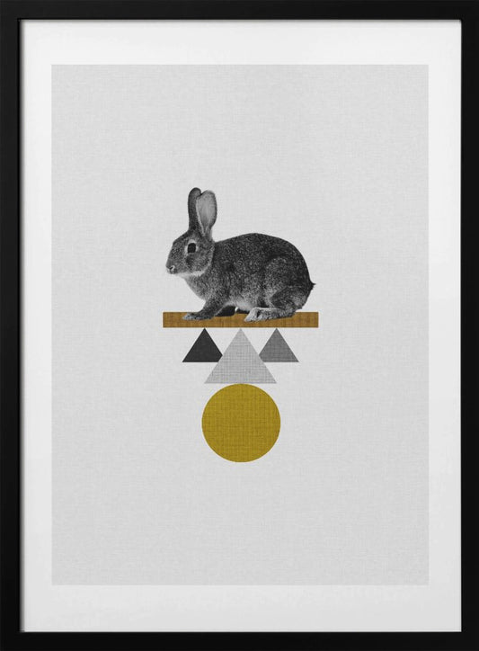 Tribal Rabbit - Art Print by Orara Studio