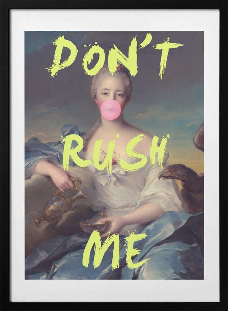 Dontrushme79 Ratioiso - Art Print by Talitha McQueen