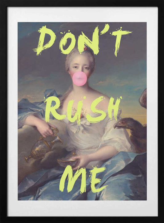 Dontrushme79 Ratioiso - Art Print by Talitha McQueen