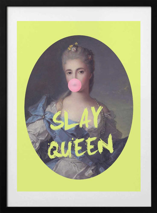 Slayqueenyellow Ratioiso - Art Print by Talitha McQueen