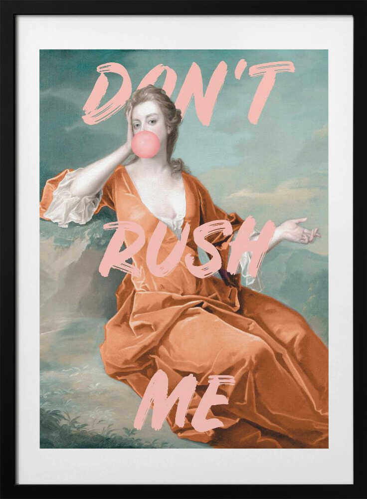Dontrushmeorange Ratioiso - Art Print by Talitha McQueen