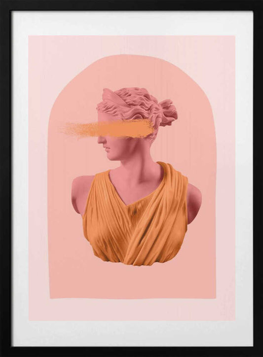 Artemispinkorange2 Ratio - Art Print by Talitha McQueen