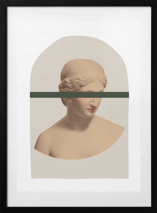 Artemis Mustard and Green - Art Print by Talitha McQueen