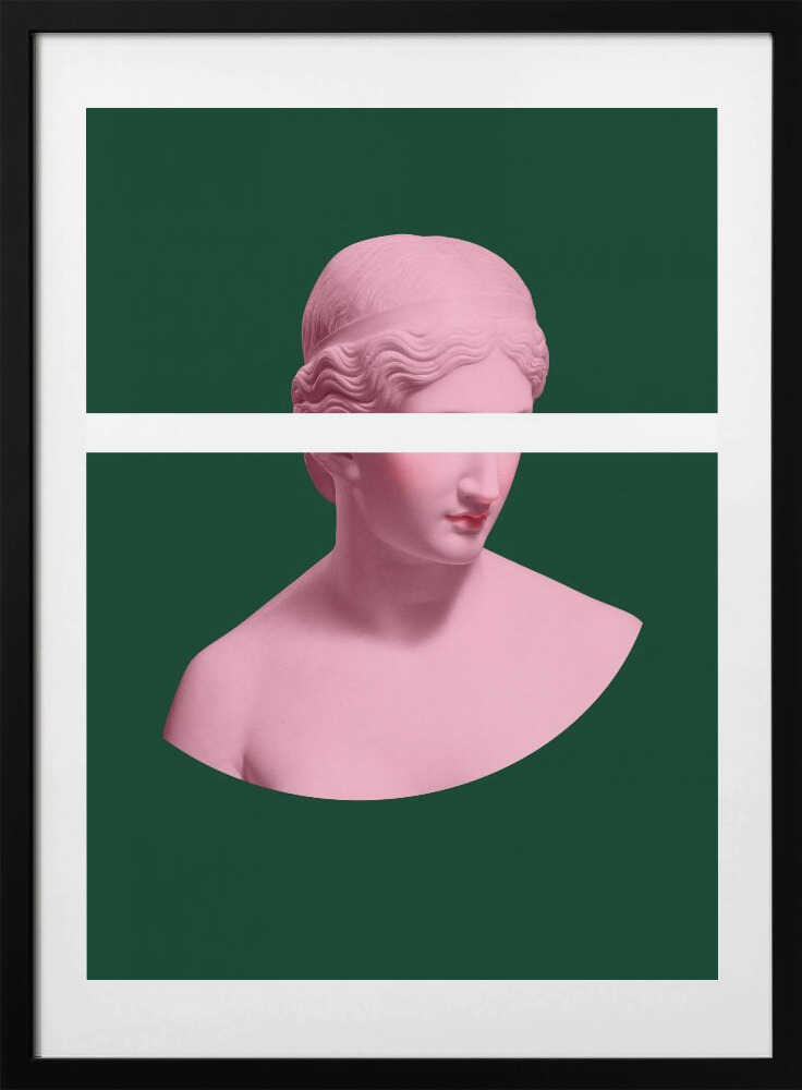 Pink and Green Artemis - Art Print by Talitha McQueen