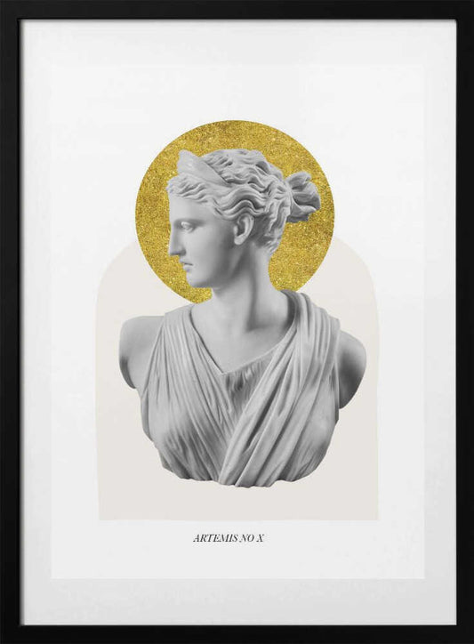 Gold Artemis Goddess - Art Print by Talitha McQueen