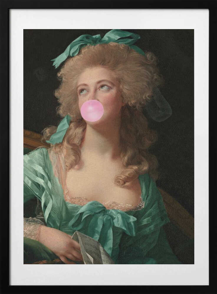 Madame Bubble-Gum - Art Print by Talitha McQueen