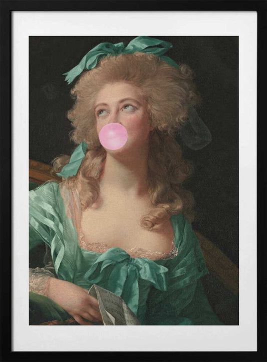 Madame Bubble-Gum - Art Print by Talitha McQueen