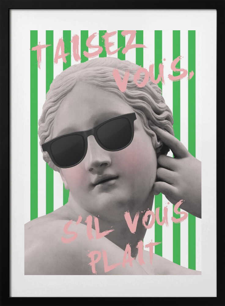 Striped Venus - Art Print by Talitha McQueen