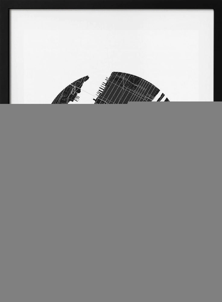 Circular Cityscape - Art Print by THE MIUUS STUDIO