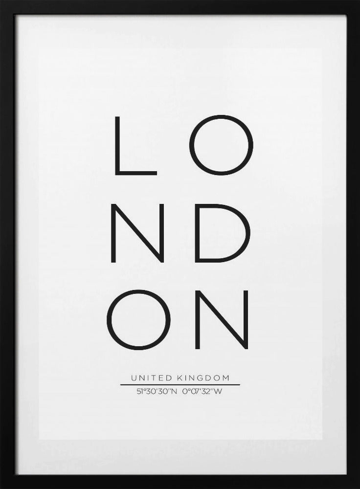 Vertical London Echo - Art Print by THE MIUUS STUDIO