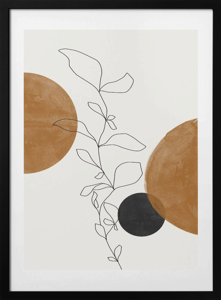 Earthy Line Dance - Art Print by THE MIUUS STUDIO