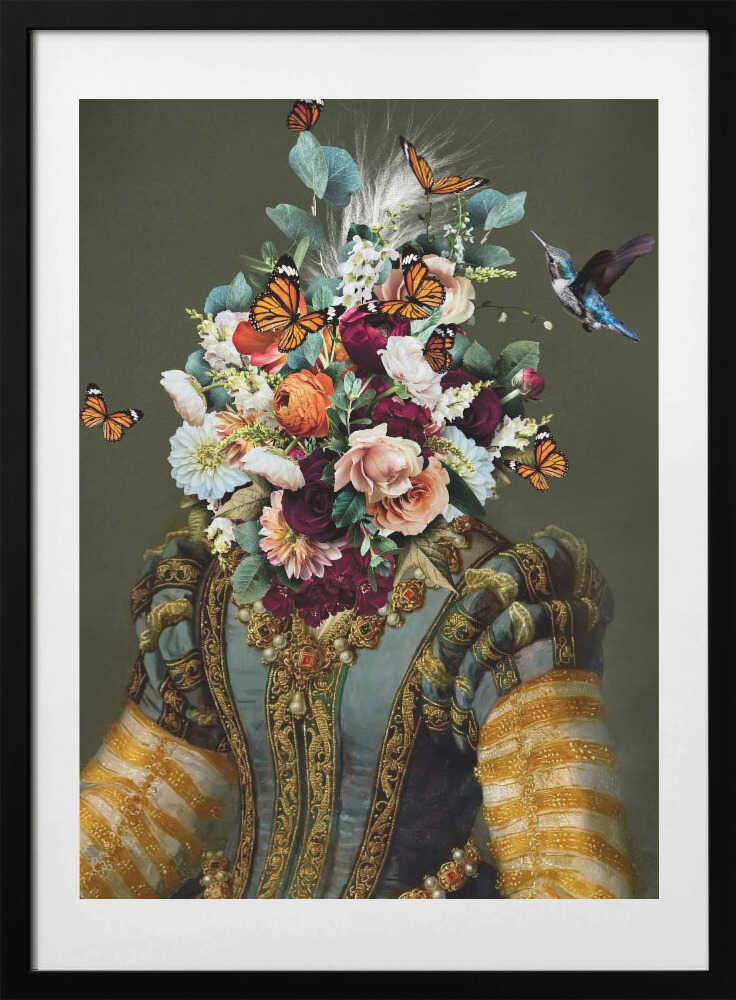 Dame Goldie - Art Print by Sue Skellern