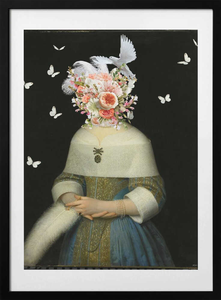 Lady Jane Dovelander - Art Print by Sue Skellern