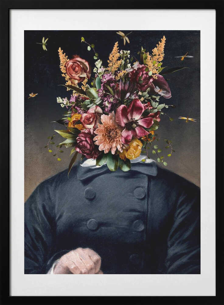 Sir Blackshirt - Art Print by Sue Skellern