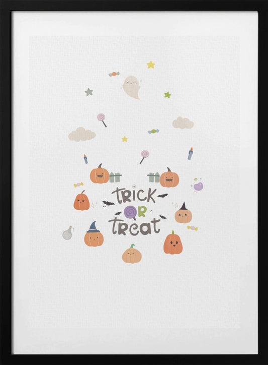Little Pumpkin In the Halloween - Art Print by Xuan Thai
