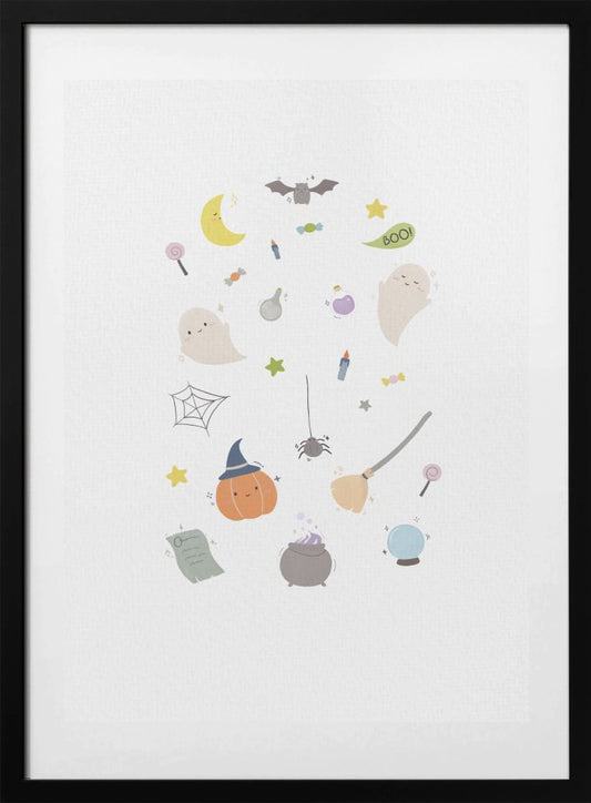 Little Pumpkin In the Halloween - Art Print by Xuan Thai