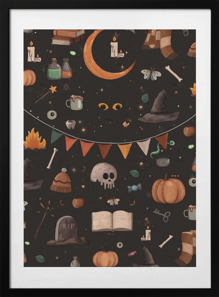 Halloween Theme - Art Print by Xuan Thai