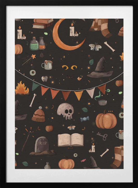 Halloween Theme - Art Print by Xuan Thai