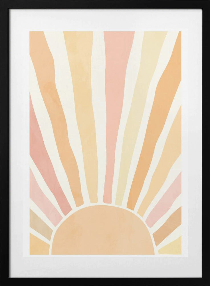 Boho sunrise - Art Print by Sarah Manovski