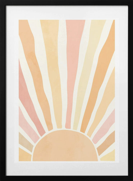 Boho sunrise - Art Print by Sarah Manovski