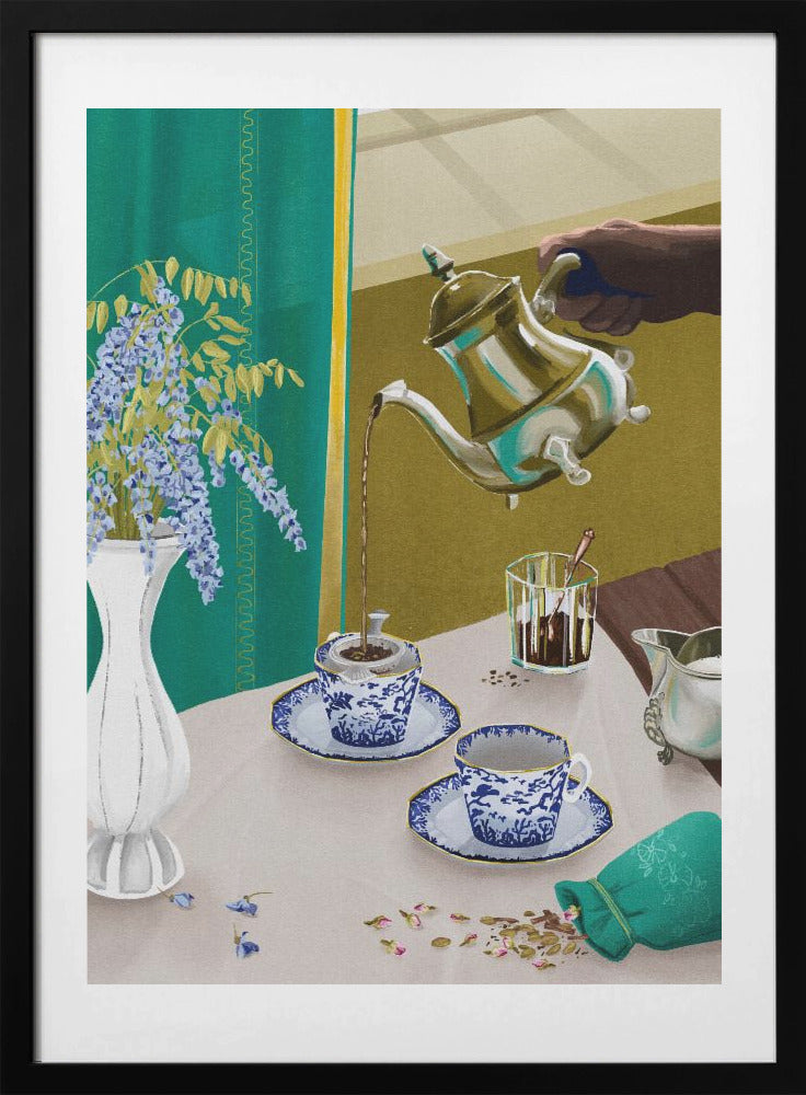 I Despise English Tea - Art Print by Goed Blauw