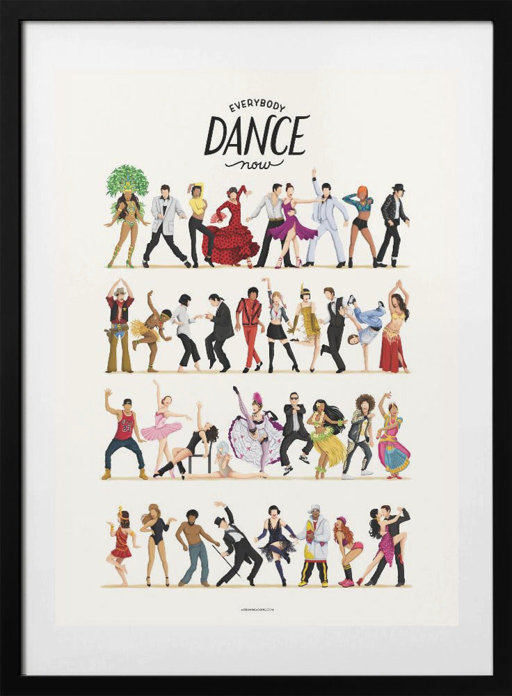 Everybody Dance Now - Art Print by Nour Tohme