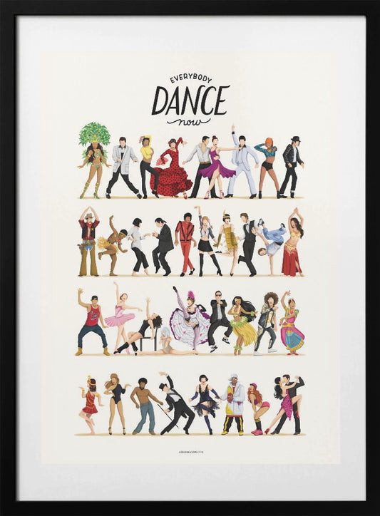 Everybody Dance Now - Art Print by Nour Tohme