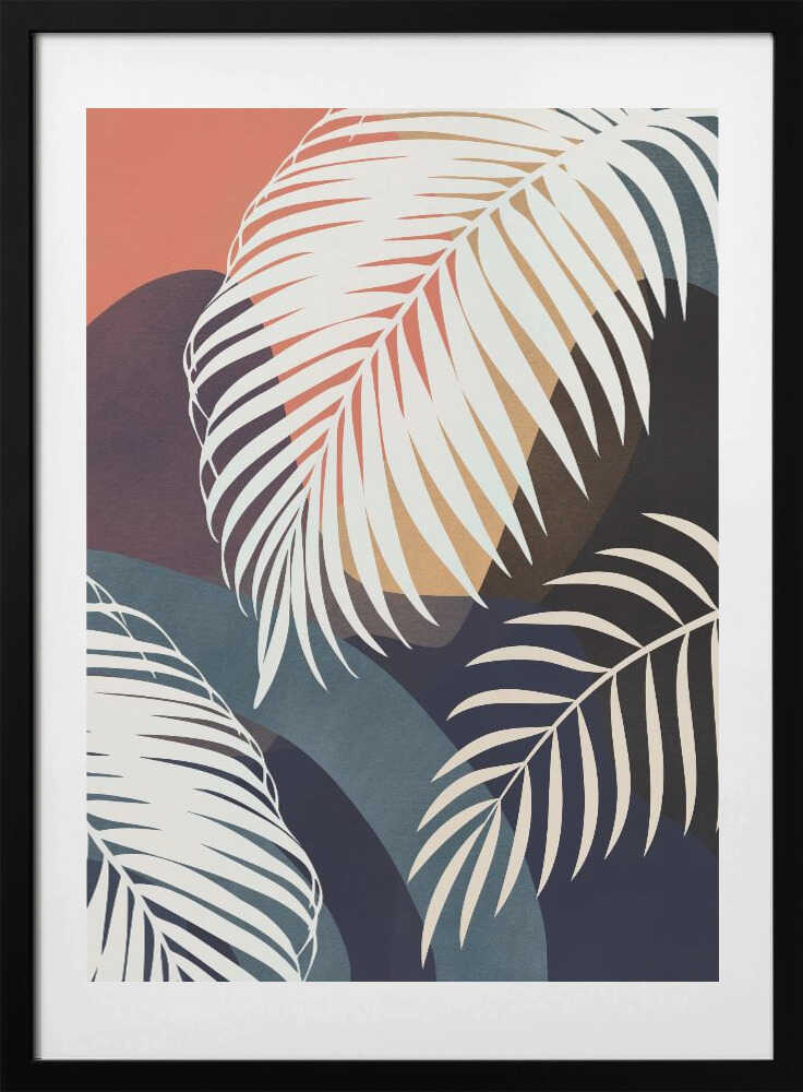 Tropical Silhouette - Art Print by Little Dean