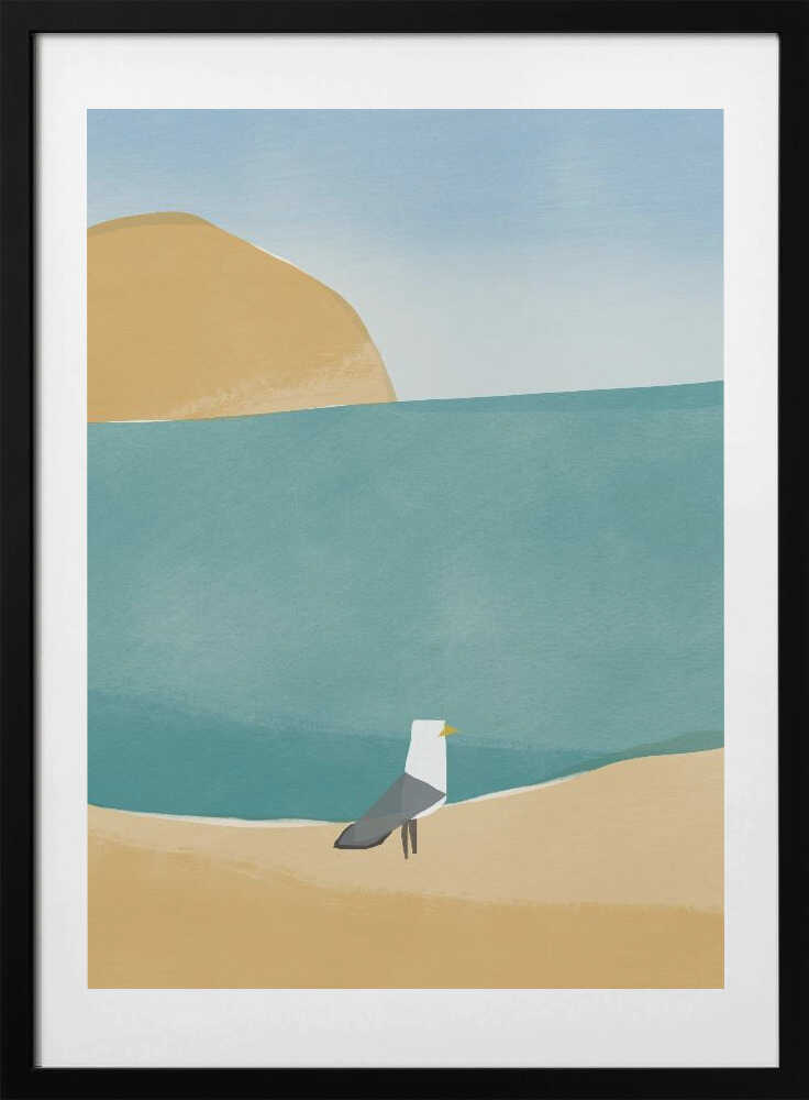 Seaside Serenity - Art Print by Little Dean