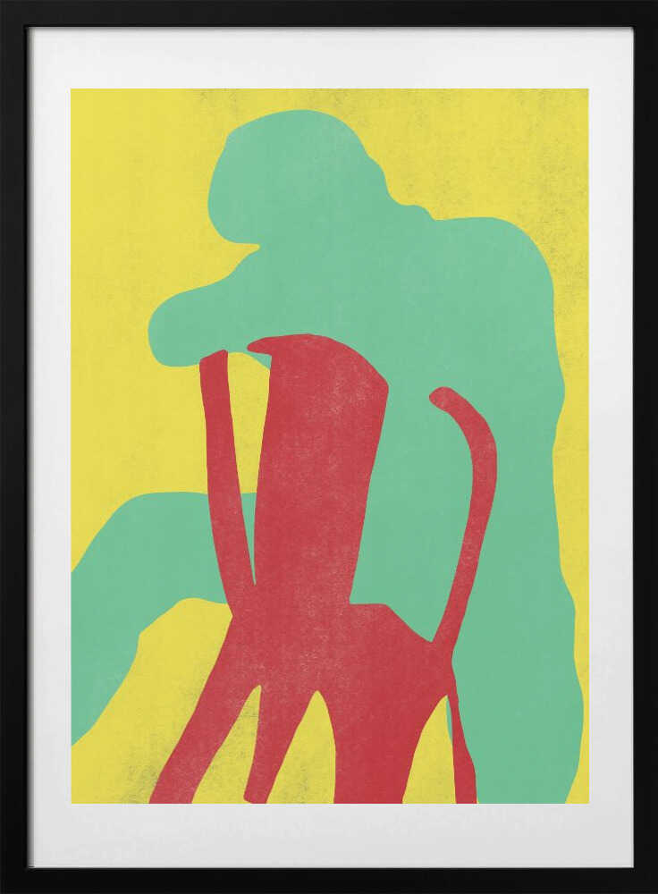 Minimalistic Abstract Silhouettes - Art Print by Little Dean