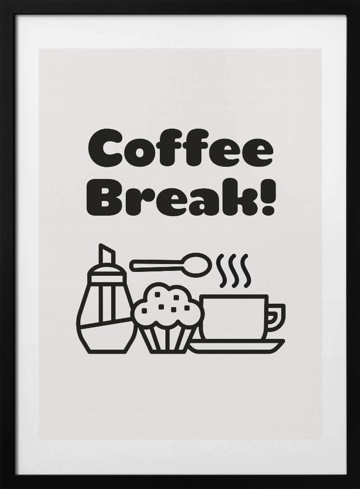 Coffee Break - Art Print by FINE FINE STUFF