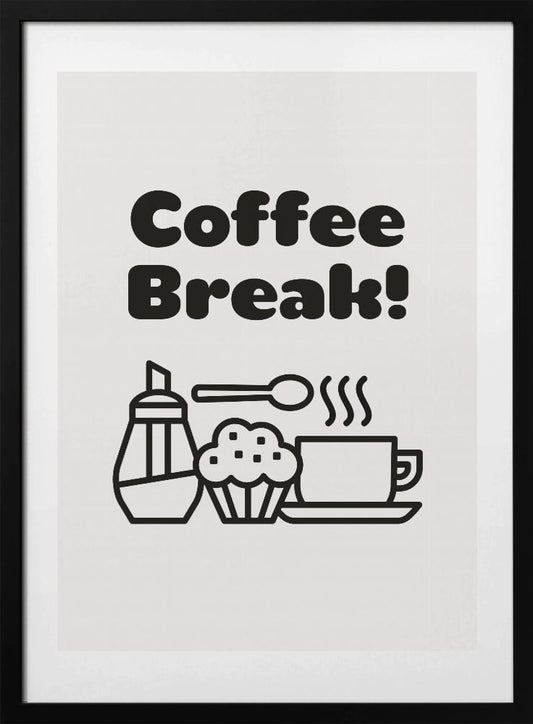 Coffee Break - Art Print by FINE FINE STUFF