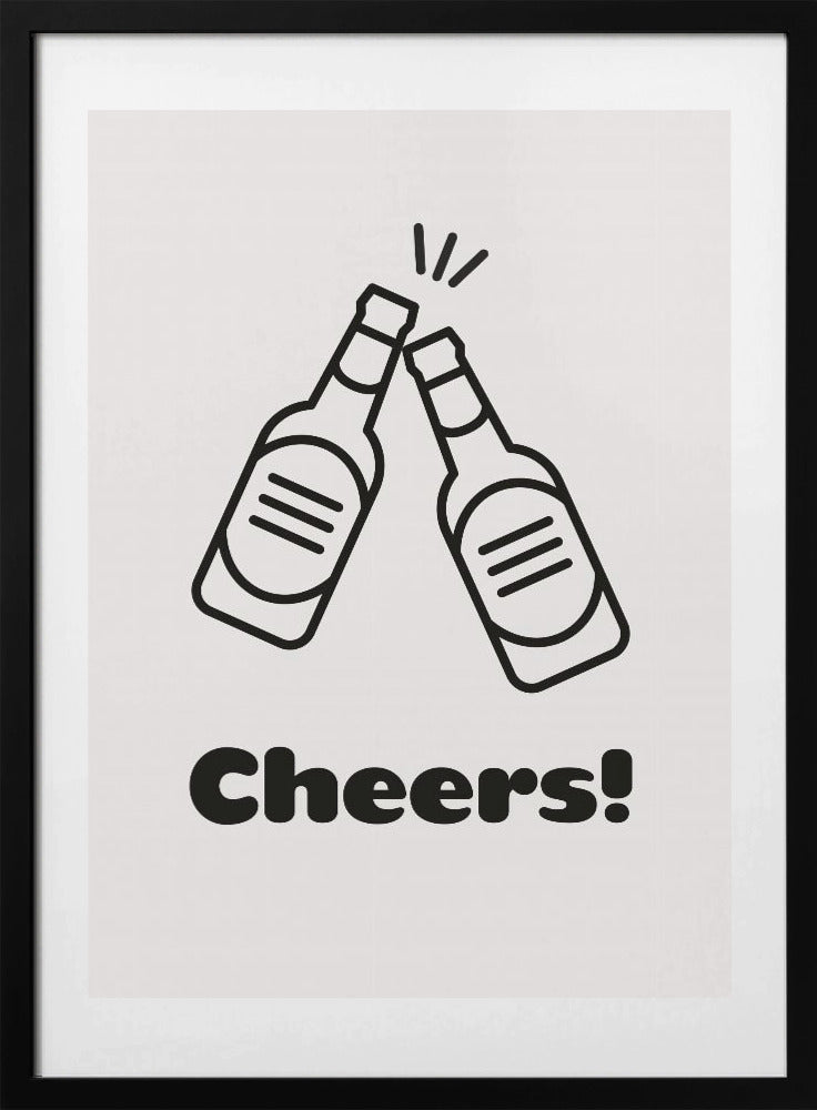 Cheers - Art Print by FINE FINE STUFF