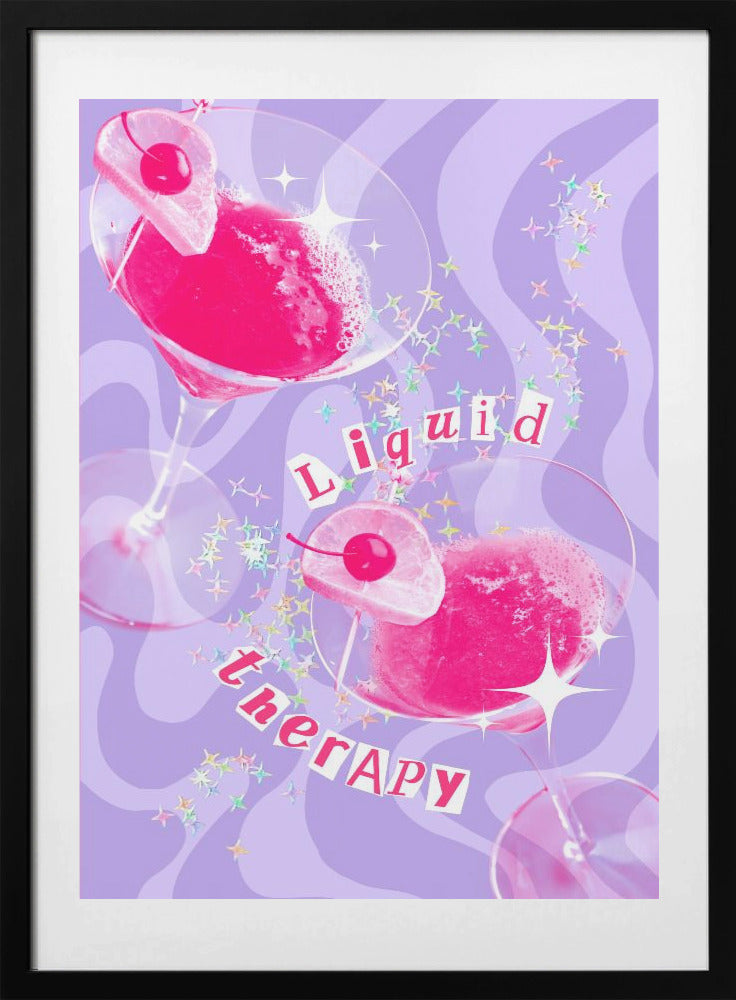 Liquid therapy - Art Print by Athene Fritsch