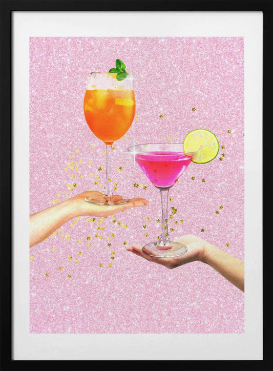 Sparkling Cheers - Art Print by Athene Fritsch