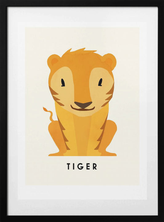 Tiger - Art Print by Erik Wintzell