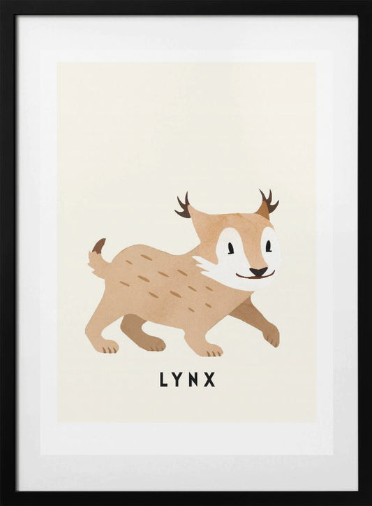 Lynx - Art Print by Erik Wintzell