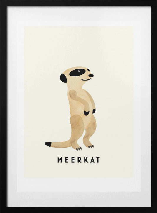 Meerkat - Art Print by Erik Wintzell
