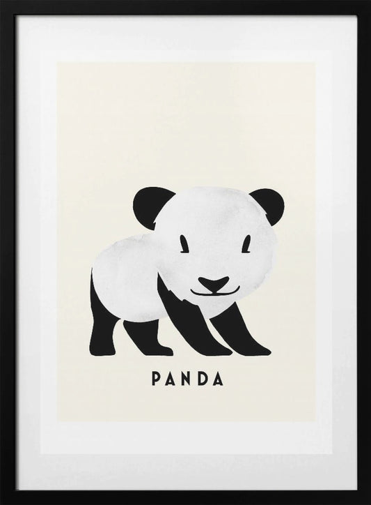 Panda - Art Print by Erik Wintzell