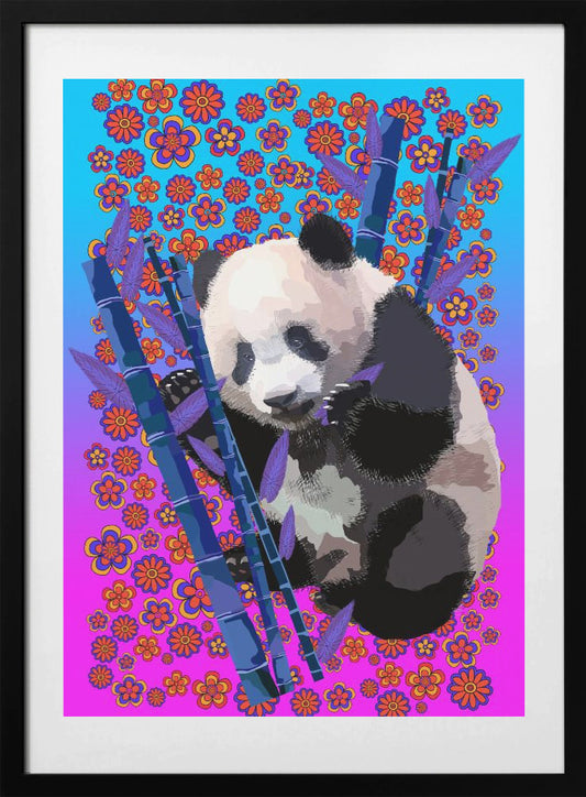 Panda - Art Print by Lynnda Rakos