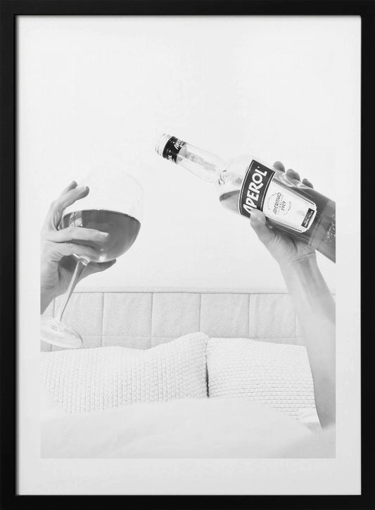 Aperol In Bed Close - Art Print by Pictufy Studio III