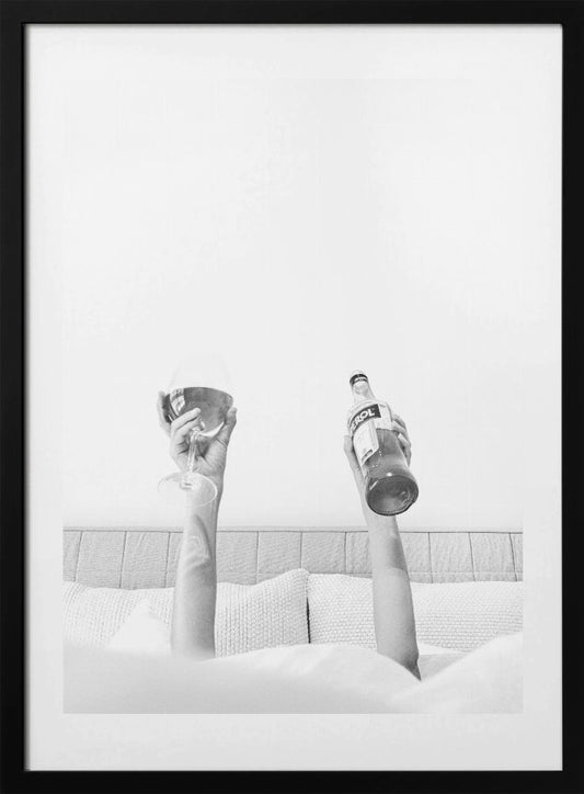 Aperol In Bed Grainy - Art Print by Pictufy Studio III