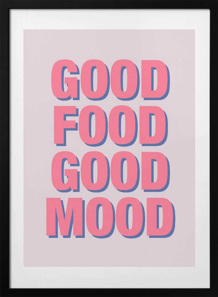 Positive Vibes Meal - Art Print by Athene Fritsch