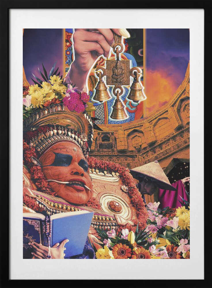 Retro Fantasy Culture Collage - Art Print by CosmoZach